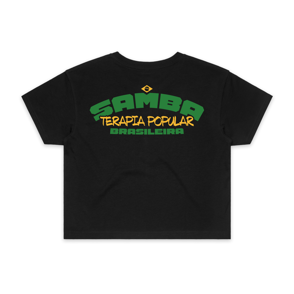Samba terapia popular - Crop Tee