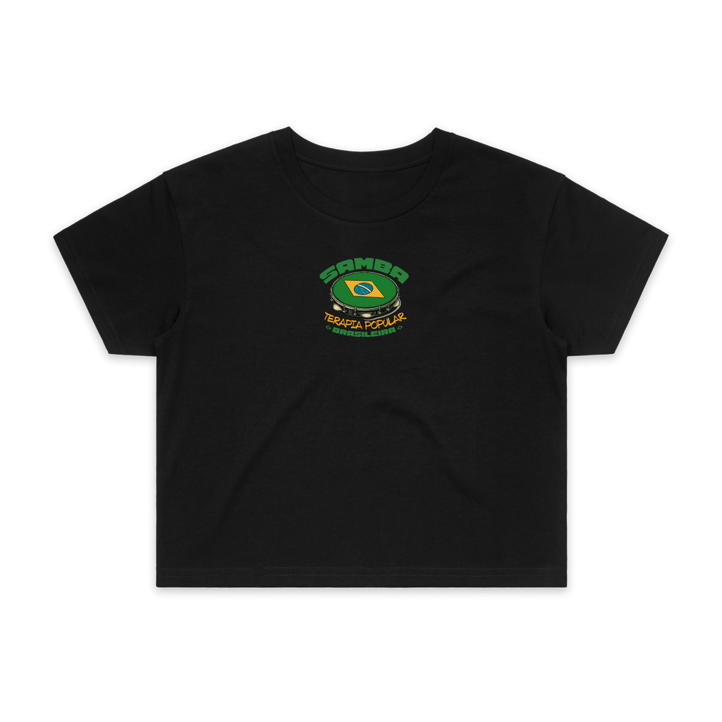 Samba terapia popular - Crop Tee
