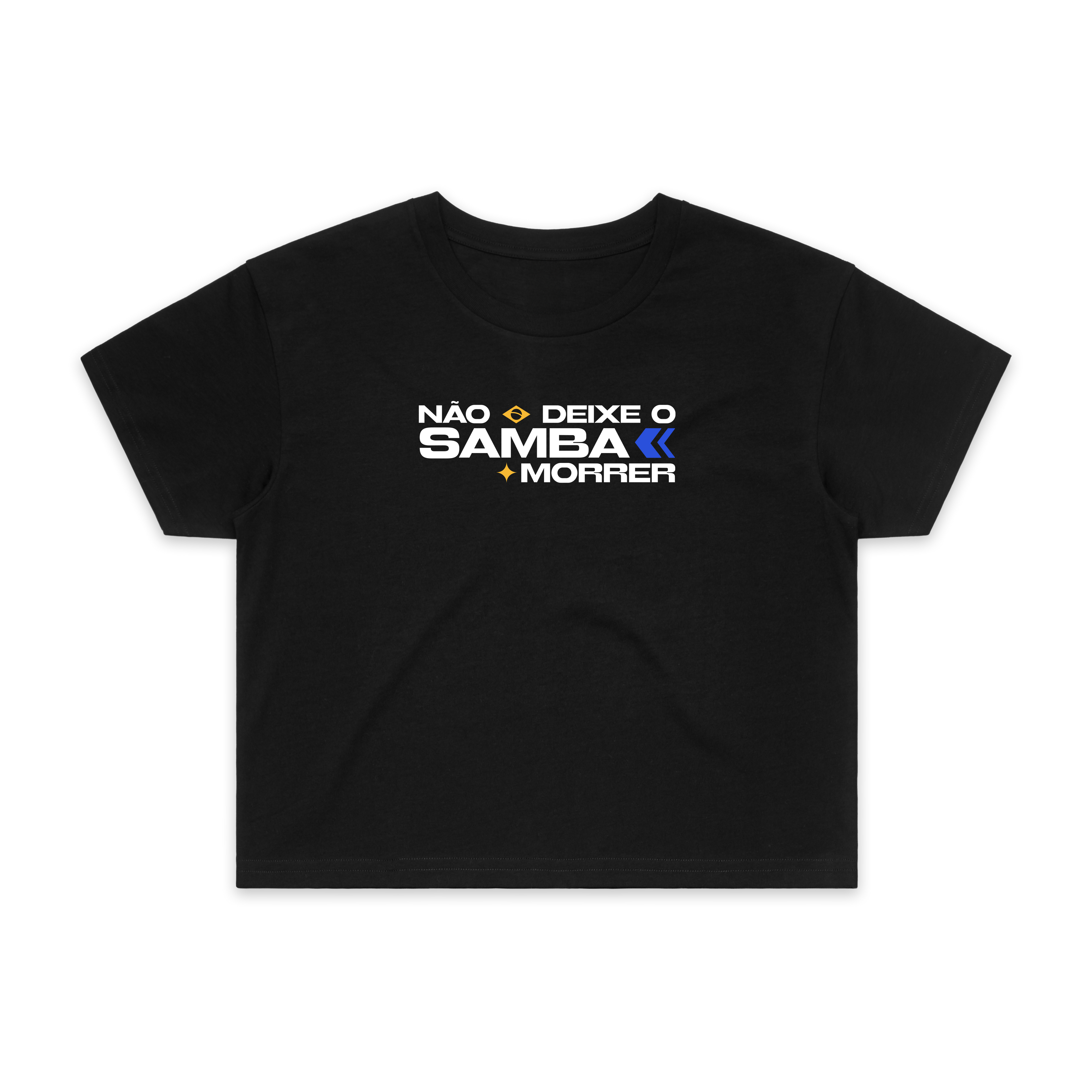 Não deixe o samba morrer - Crop Tee